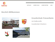 Tablet Screenshot of grundschule-friesenheim.de